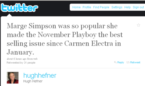 03simpsonblogn9veclauioschpe191120090 Playboy de Marge &eacute; campe&atilde; de vendas