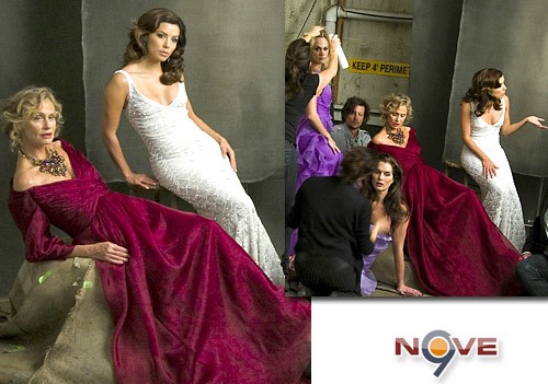 anjelica huston manolo blahnik. Hutton e Anjelica Huston.