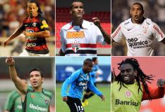 Montagem sobre fotos de Joo Neto/Vipcomm,  Silva Izquierdo/AP, Nelson Antoine/AP, Alexandre Loureiro/Vipcomm, Jefferson Botega e Andre Penner/AP /