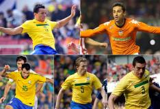  Montagem sobre fotos de Glyn Kirk/AFP, Ian Kington/AFP, Kamran Jabreilli/AP, Divulgao/Valncia  /