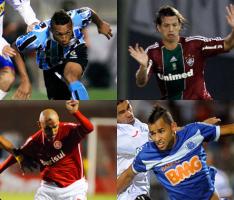 Montagem sobre fotos de Fernando Gomes, Eugnio Savio/AP, Jorge Saenz/AP e Roberto Candia/AP/