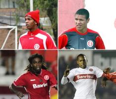 Montagem sobre fotos Diego Guichard, Valdir Friolin, Jefferson Botega e Juan Mabromata/AFP/