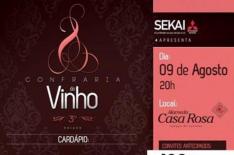 Confraria do Vinho 3ª edição / Divulgação Confraria do Vinho 3ª edição / Divulgação