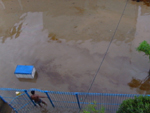 Imagens apos a chuva hoje a tarde em alvorada. choveu granizo, Alagou o bairro 11 de abril,sempre que chove muito alaga