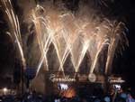 Queima de fogos no reveillon de Torres