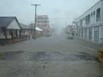 Em Arroio do Sal, a forte chuva fez com que casas ficassem inundadas