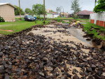 Aps enxurrada de ontem, a chuva voltou a cair em Arroio do Sal e Torres