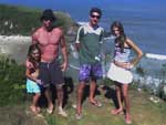 Fam�lia em Torres, a mais linda praia do nosso Rio Grande