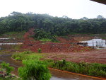 Deslizamento do loteamento Santos Dumont, em Joinville