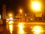 Rua Dr. Joo Colin, em Joinville, na madrugada de sexta-feira