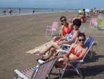 Daniela Moreira: "Fam�lia reunida na praia do Cassino"