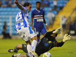 O goleiro Srgio foi um dos principais jogadores do Imbituba na Ressacada