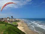 No Morro do Farol, em Torres, j foram realizados mais de dois mil vos de livres s nesta temporada