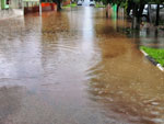 Chuva que ocorreu no s�bado, dia 5/02 no bairro Morada do Vale em Gravata�.