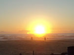 foto do nascer do sol em Cap�o da Canoa - RS, no dia 14 de janeiro de 2011.