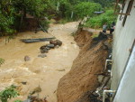 Enxurrada em Benedito Novo, Ribeiro Tigre.