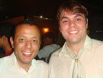 Eu e o Chico Brasil no fandango dos Monarcas em Medianeira PR 