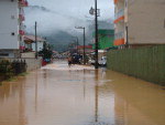 Prejuzos no municpio de Lus Alves devido a chuva. 