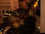 Ao chegarem na esquina com a rua Luiz Afonso, o motorista de um Golf preto, que estava guiando atrs do grupo desde o incio da via, teria acelerado, atingindo os ciclistas