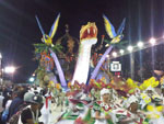 A Imperatriz Dona Leopoldina homenageou Foz do Iguau em seu desfile