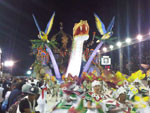 A Imperatriz Dona Leopoldina homenageou Foz do Iguau em seu desfile