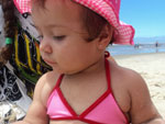 Curtindo a praia de Quint�o