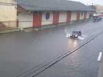 Chuva na cidade de Rio Grande, no sul do Estado