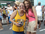 Carla e Vanessa, Bloco da Saldanha em Copacabana.