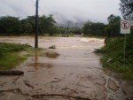 Estragos da chuva em Pirabeiraba.