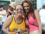 Carla e Vanessa, Bloco da Saldanha em Copacabana