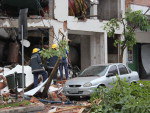 Exploso atinge o prdio das caldeiras de hotel no Centro da cidade