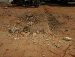 Detalhes que a exploso causou na Rua Curt Hering