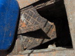 Detalhes que a exploso causou na Rua Curt Hering