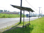 Parada de nibus na Avenida Santos Dumont no tem banco