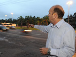 Viaduto no cruzamento com a 3 Perimetral: Uma elevada reduziria os engarrafamentos no cruzamento, agravados por sinaleiras que dividem o fluxo em trs tempos diferentes