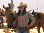 Marcela Soriani se emociona com vitria na modalidade Tema Penning