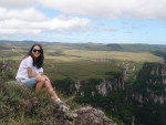 Cambara do Sul, Rio Grande do Sul -  Carina Heil Albrecht de Brusque, em dezembro de 2010. 