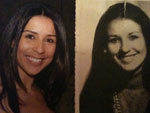 A reprter Roberta Salinet e sua me