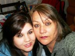 Nathlia Santos da Silva com a me Snia!!