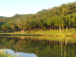 Anoitecer no Rancho Morro Alto - Linha Mariano, Roca Sales-RS. Felizes so os peixes, que podem desfrutar a beleza da natureza