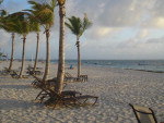 Praia em Punta Cana, litoral caribenho, na Repblica Dominicana.