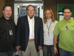 Equipe do Campo e Lavoura com o agropecuarista Pedro Monteiro Lopes