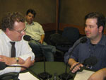 Reprter Nestor Tipa Jnior entrevista secretrio da Agricultura do RS, Luiz Fernando Mainardi
