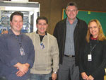 Equipe do Campo e Lavoura com o deputado estadual Heitor Schuch