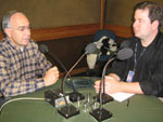 Reprter Nestor Tipa Jnior entrevista ex-vice-governador do RS, Vicente Bogo