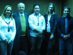Equipe do Campo e Lavoura com o ex-secretrio da Agricultura do RS, Jos Hermeto Hoffmann