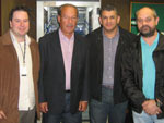 Equipe do Campo e Lavoura com o ex-secretrio da Agricultura do RS, Joo Carlos Machado