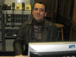 Jonathan Demari na Central Tcnica durante o programa Campo e Lavoura