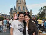 Orlando, Estados Unidos - Jorge e Franciele Gabiatti, de Blumenau, em janeiro de 2011.