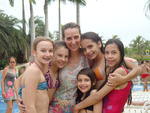 Beach Park, Fortaleza (CE) - Saskia Milbratz, Mait Jacobs, Christiane Mogk, Luiza Tarnowski, Luiza Eccel, Amanda Zuther, de Blumenau, em maio de 2011.